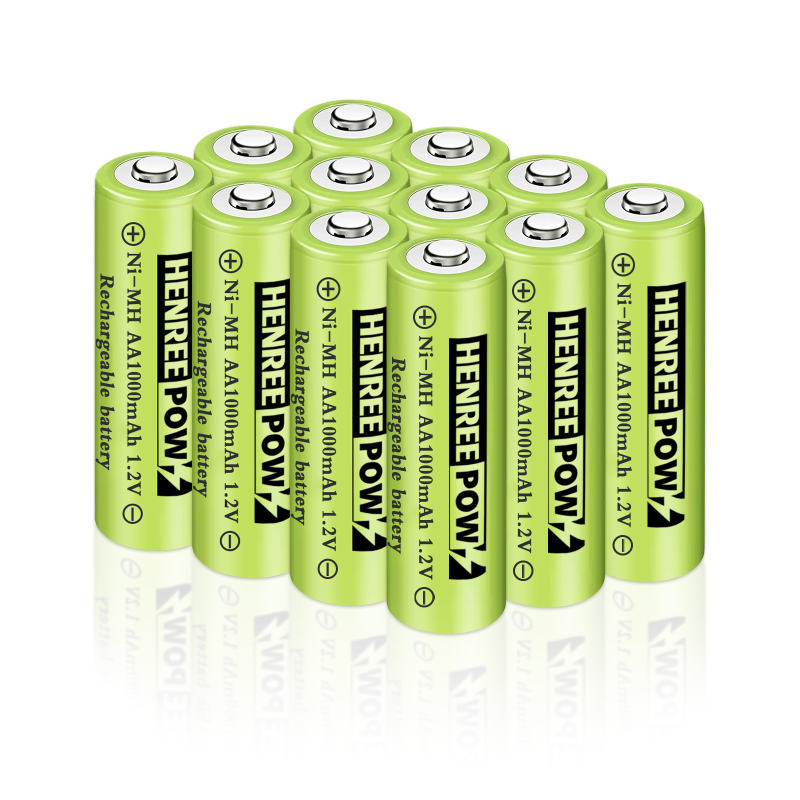 Henreepow 1,2V 600Mah aa ni-mh laetavad akud