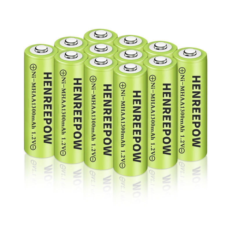 Henreepow 1,2V 1300Mah aa ni-mh laetavad akud